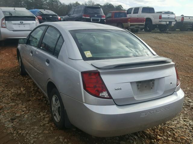 1G8AG52F33Z203506 - 2003 SATURN ION LEVEL SILVER photo 3