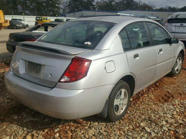 1G8AG52F33Z203506 - 2003 SATURN ION LEVEL SILVER photo 4