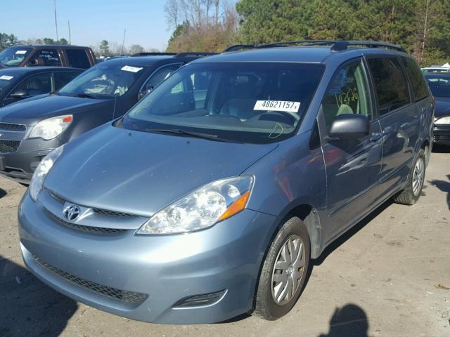 5TDZK23C49S253660 - 2009 TOYOTA SIENNA CE BLUE photo 2