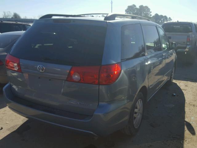 5TDZK23C49S253660 - 2009 TOYOTA SIENNA CE BLUE photo 4