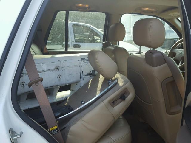 1GNDS13S242315236 - 2004 CHEVROLET TRAILBLAZE WHITE photo 6