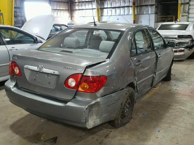 1NXBR32E34Z303745 - 2004 TOYOTA COROLLA CE GRAY photo 4