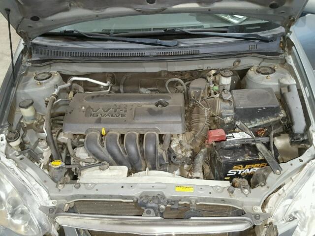 1NXBR32E34Z303745 - 2004 TOYOTA COROLLA CE GRAY photo 7