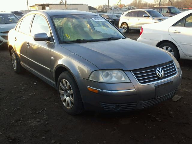 WVWPH63B61P277980 - 2001 VOLKSWAGEN PASSAT GLS GRAY photo 1