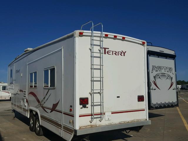 1EA5Y352X24095210 - 2002 TERR CAMPER WHITE photo 3