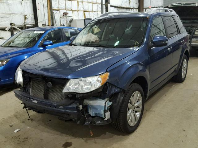 JF2SHBGC4BH744980 - 2011 SUBARU FORESTER T BLUE photo 2