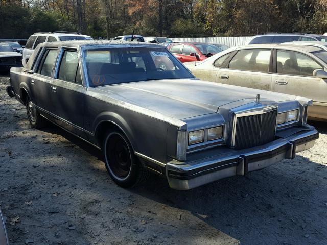 1LNBP96F9EY666542 - 1984 LINCOLN TOWN CAR GRAY photo 1