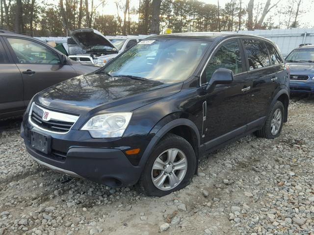 3GSDL43N18S650794 - 2008 SATURN VUE XE BLACK photo 2