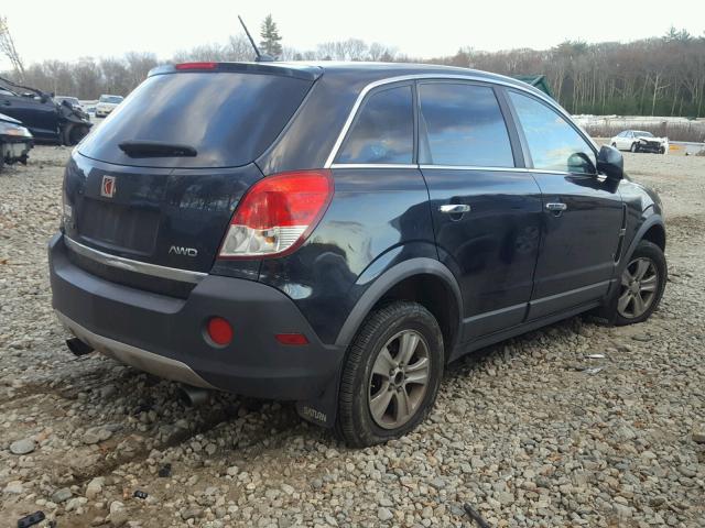 3GSDL43N18S650794 - 2008 SATURN VUE XE BLACK photo 4