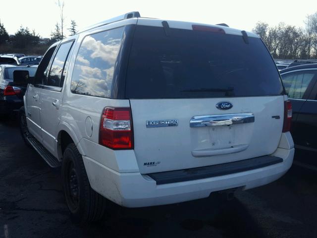 1FMFU20558LA69990 - 2008 FORD EXPEDITION WHITE photo 3