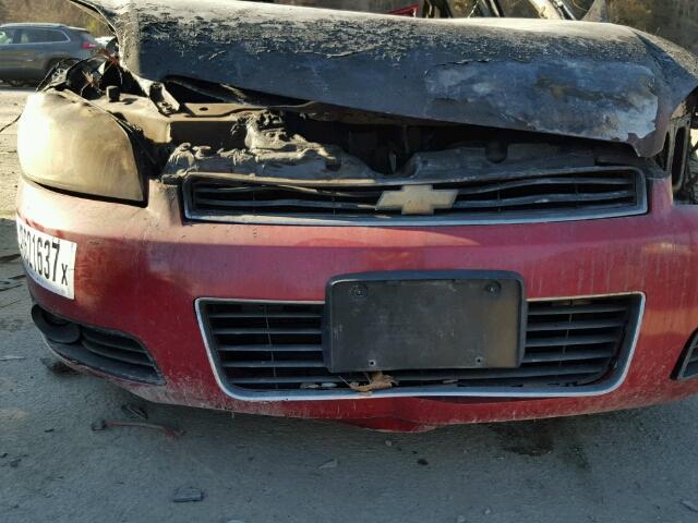 2G1WU583589229746 - 2008 CHEVROLET IMPALA LTZ RED photo 7