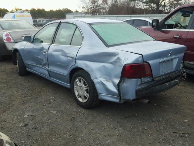 4A3AA46G83E164372 - 2003 MITSUBISHI GALANT ES BLUE photo 3