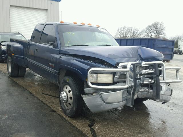 1B7MC3362YJ124500 - 2000 DODGE RAM 3500 BLUE photo 1