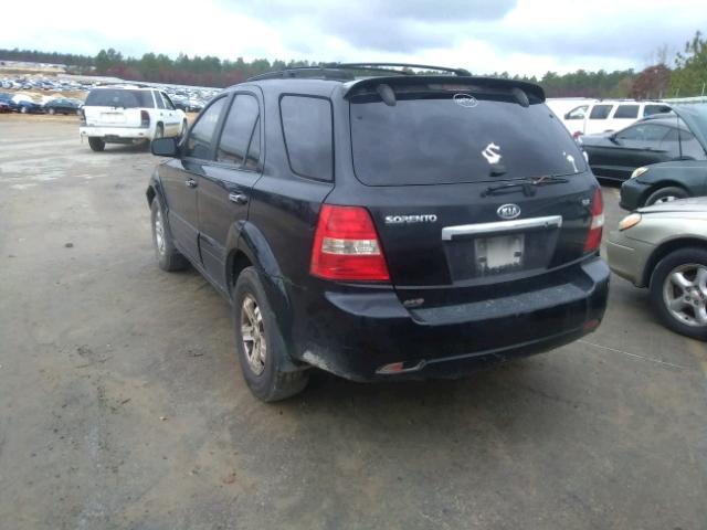 KNDJD736575707822 - 2007 KIA SORENTO EX BLACK photo 3