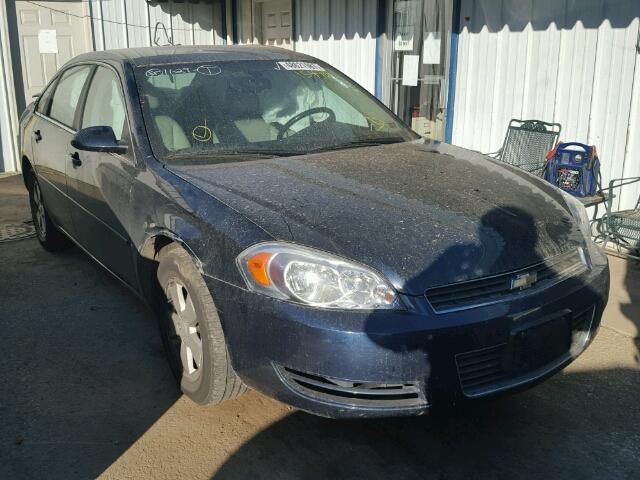 2G1WT58KX81354816 - 2008 CHEVROLET IMPALA LT BLUE photo 1