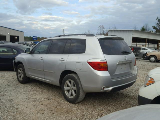 5TDKK3EH7AS022045 - 2010 TOYOTA HIGHLANDER SILVER photo 3