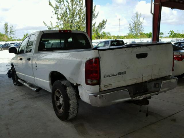 3D7HA18N42G164412 - 2002 DODGE RAM 1500 WHITE photo 3