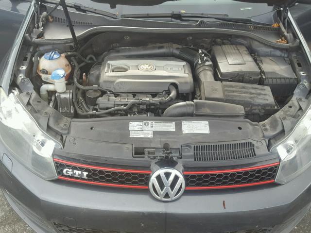 WVWGV7AJ2CW246520 - 2012 VOLKSWAGEN GTI GRAY photo 7