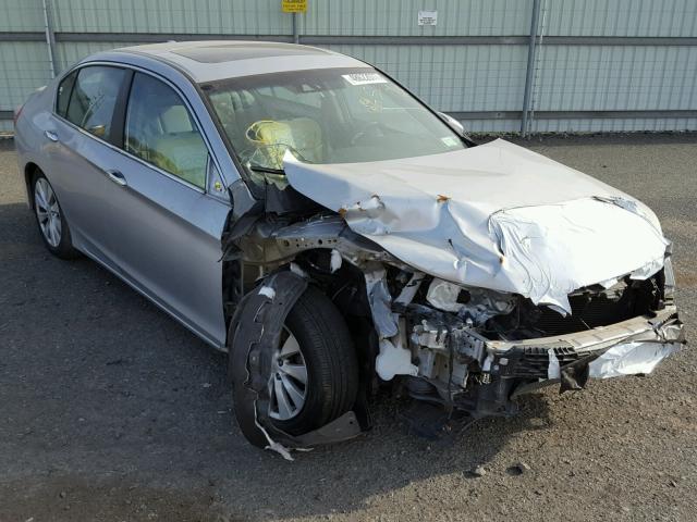 1HGCR2F85DA032245 - 2013 HONDA ACCORD EXL SILVER photo 1