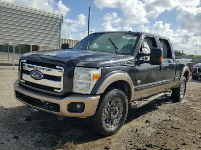 1FT7W2BT5EEA08492 - 2014 FORD F250 SUPER BLACK photo 2