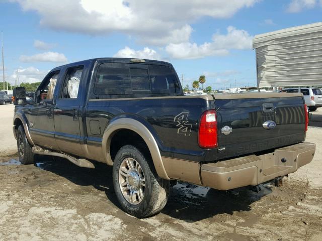 1FT7W2BT5EEA08492 - 2014 FORD F250 SUPER BLACK photo 3