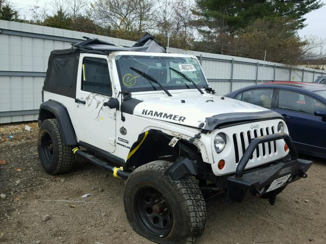 1C4AJWAG1DL563675 - 2013 JEEP WRANGLER S WHITE photo 1