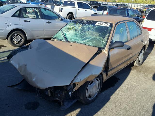 1Y1SK5288YZ419154 - 2000 CHEVROLET GEO PRIZM Қоңыр фото 2