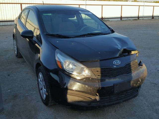 KNADM4A32D6096722 - 2013 KIA RIO LX BLACK photo 1