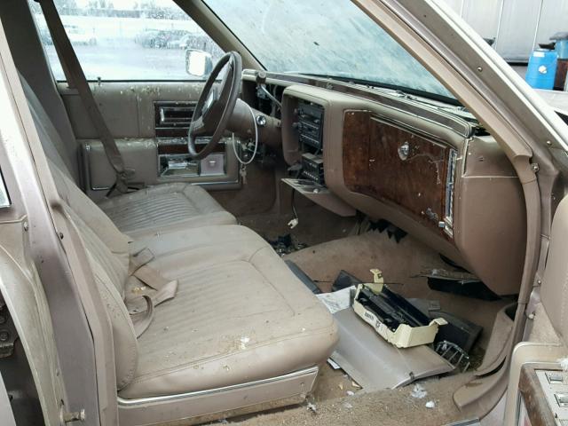 1G6DW5471LR716350 - 1990 CADILLAC BROUGHAM TAN photo 5