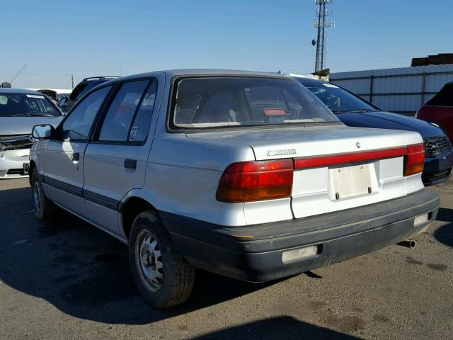 JA3CU26X7LU030903 - 1990 MITSUBISHI MIRAGE SILVER photo 3