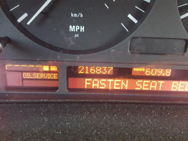 WBADR63422GN92324 - 2002 BMW 540 IT AUT BLUE photo 8