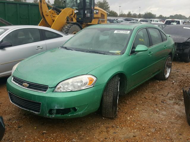 2G1WD58C089168435 - 2008 CHEVROLET IMPALA SUP GREEN photo 2