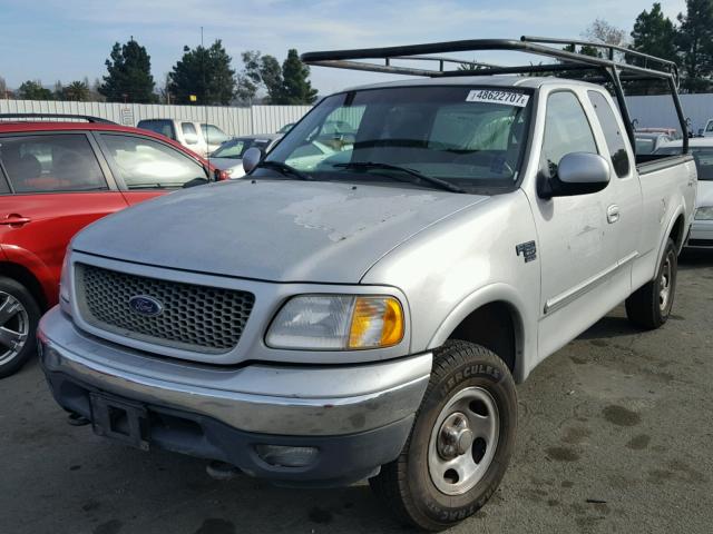 1FTRX18L41KB05959 - 2001 FORD F150 SILVER photo 2