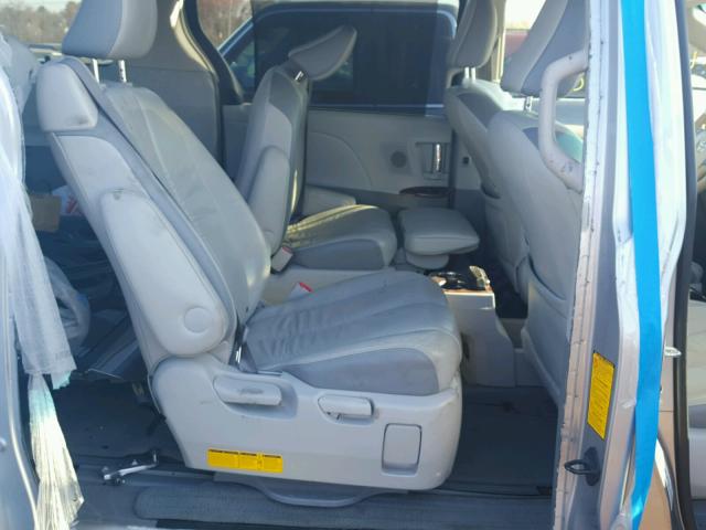 5TDDK3DC2BS001863 - 2011 TOYOTA SIENNA XLE SILVER photo 6