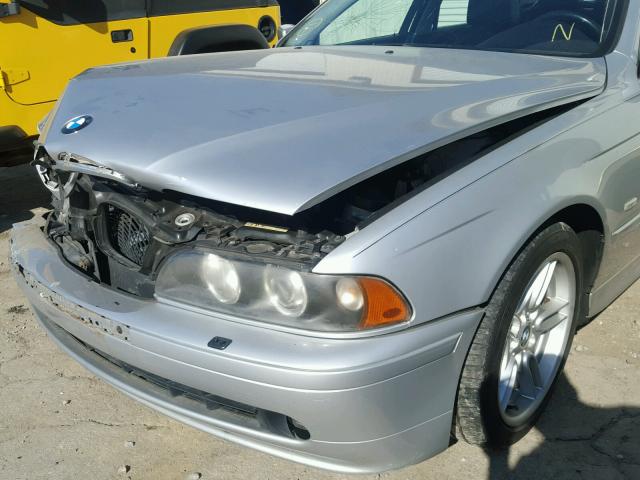 WBADN634X1GM70885 - 2001 BMW 540 I AUTO SILVER photo 9