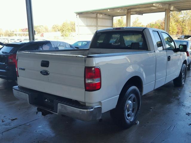 1FTRX12W67FA24028 - 2007 FORD F150 WHITE photo 4