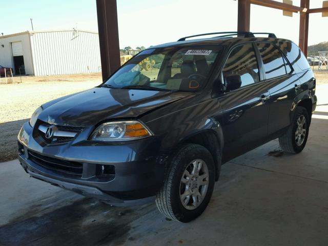 2HNYD18626H518938 - 2006 ACURA MDX TOURIN GRAY photo 2