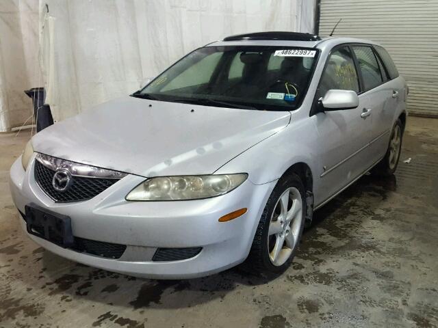 1YVHP82D245N76009 - 2004 MAZDA 6 S GRAY photo 2