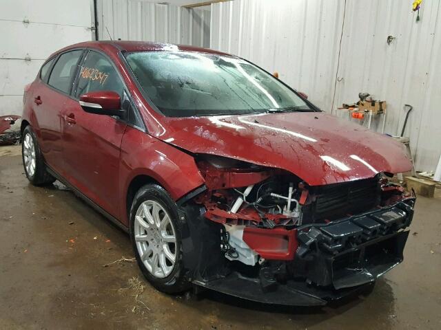 1FADP3K2XEL338207 - 2014 FORD FOCUS SE MAROON photo 1