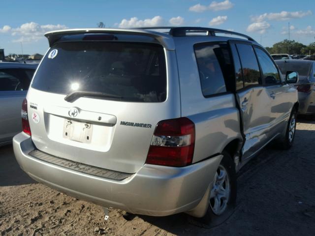 JTEGD21AX70168191 - 2007 TOYOTA HIGHLANDER GRAY photo 4