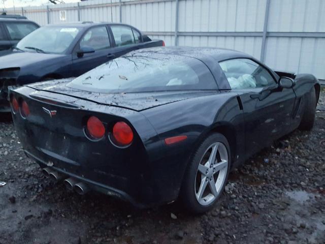 1G1YY25U075136525 - 2007 CHEVROLET CORVETTE BLACK photo 4