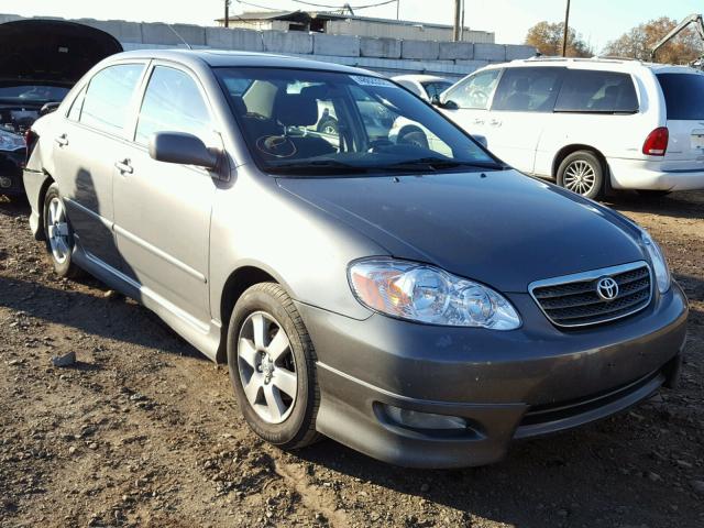 2T1BR32E76C621890 - 2006 TOYOTA COROLLA CE GRAY photo 1