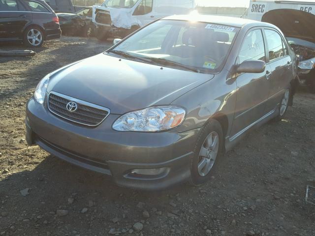 2T1BR32E76C621890 - 2006 TOYOTA COROLLA CE GRAY photo 2