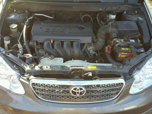 2T1BR32E76C621890 - 2006 TOYOTA COROLLA CE GRAY photo 7