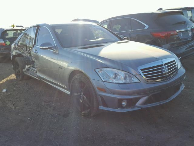 WDDNG77X08A152742 - 2008 MERCEDES-BENZ S 63 AMG GRAY photo 1