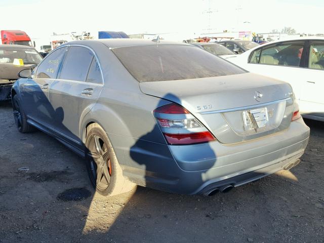 WDDNG77X08A152742 - 2008 MERCEDES-BENZ S 63 AMG GRAY photo 3