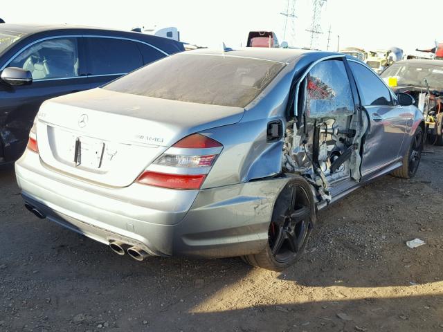 WDDNG77X08A152742 - 2008 MERCEDES-BENZ S 63 AMG GRAY photo 4