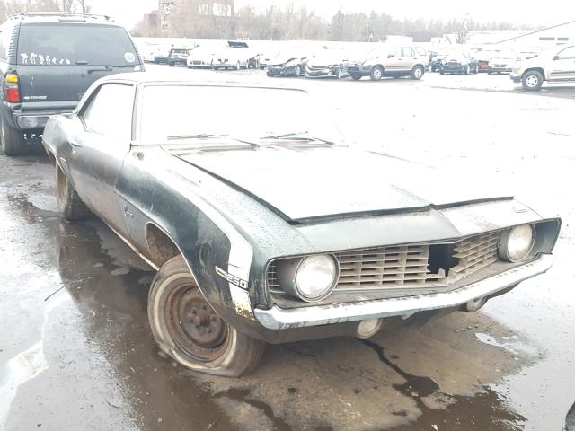 123379N541093 - 1969 CHEVROLET CAMARO GREEN photo 1