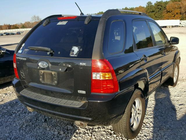 KNDJF723867171422 - 2006 KIA NEW SPORTA BLACK photo 4