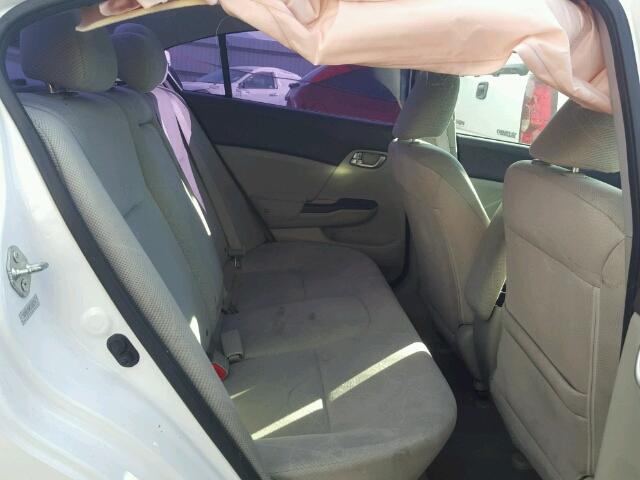 2HGFB2F89CH326314 - 2012 HONDA CIVIC EX თეთრი ფოტო 6